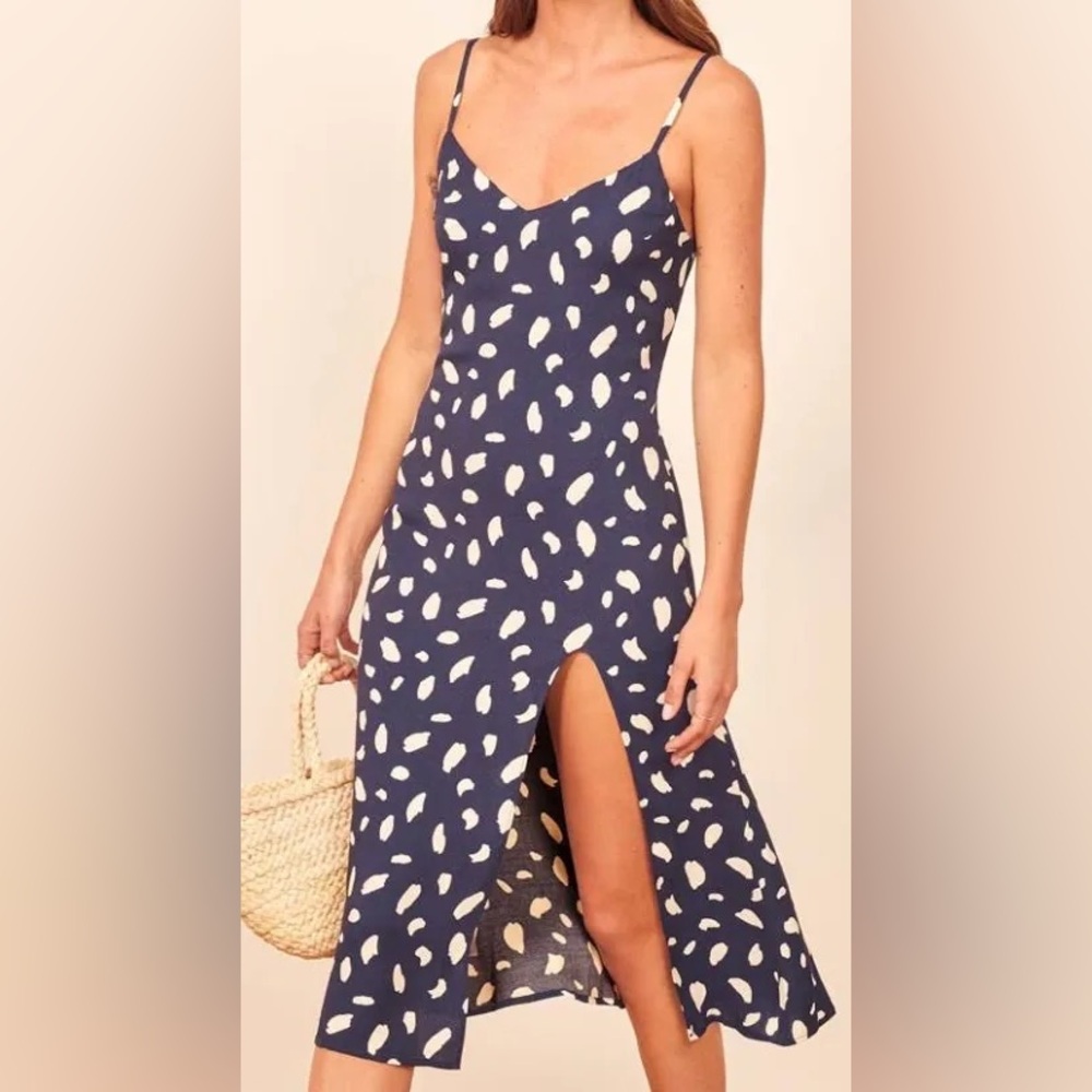 NWT Reformation Crimini dress in Splatter